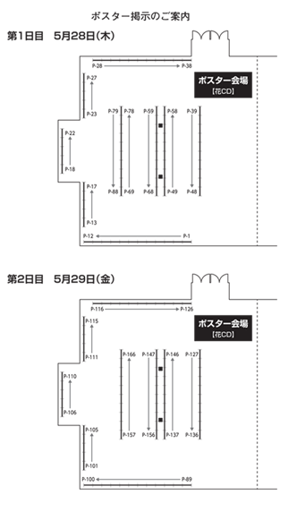 [ポスター掲示案内図]